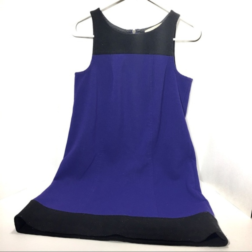 Color Block Blue and Black Dress LOFT Sz. 4